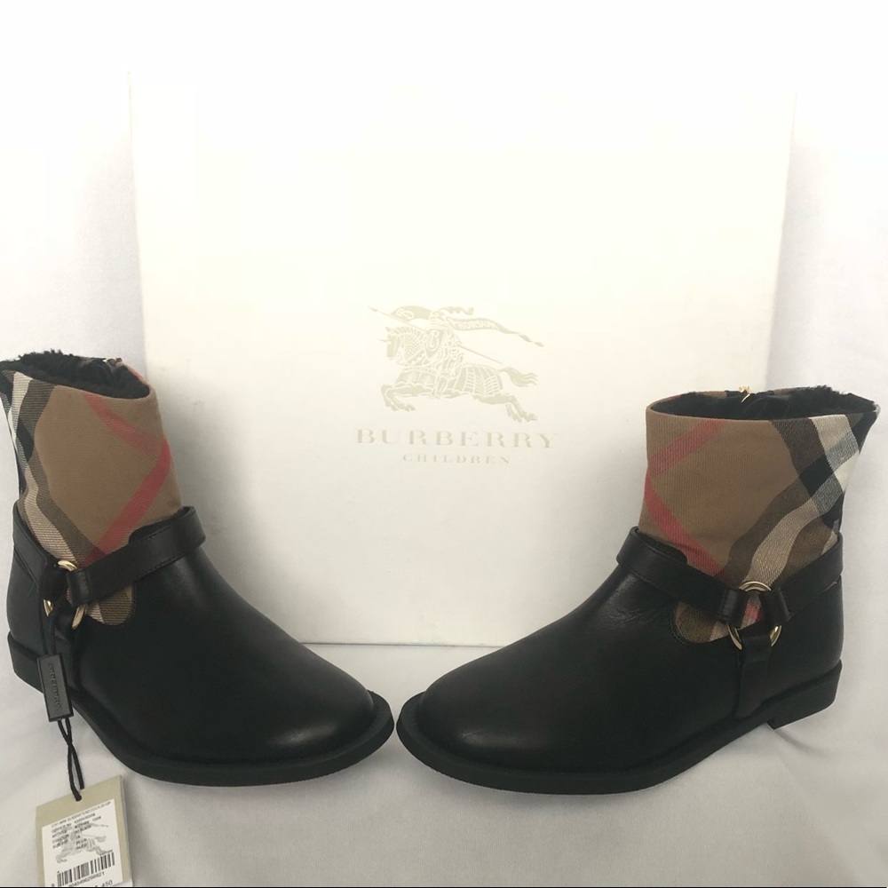 Burberry Kids Queenstead Boot